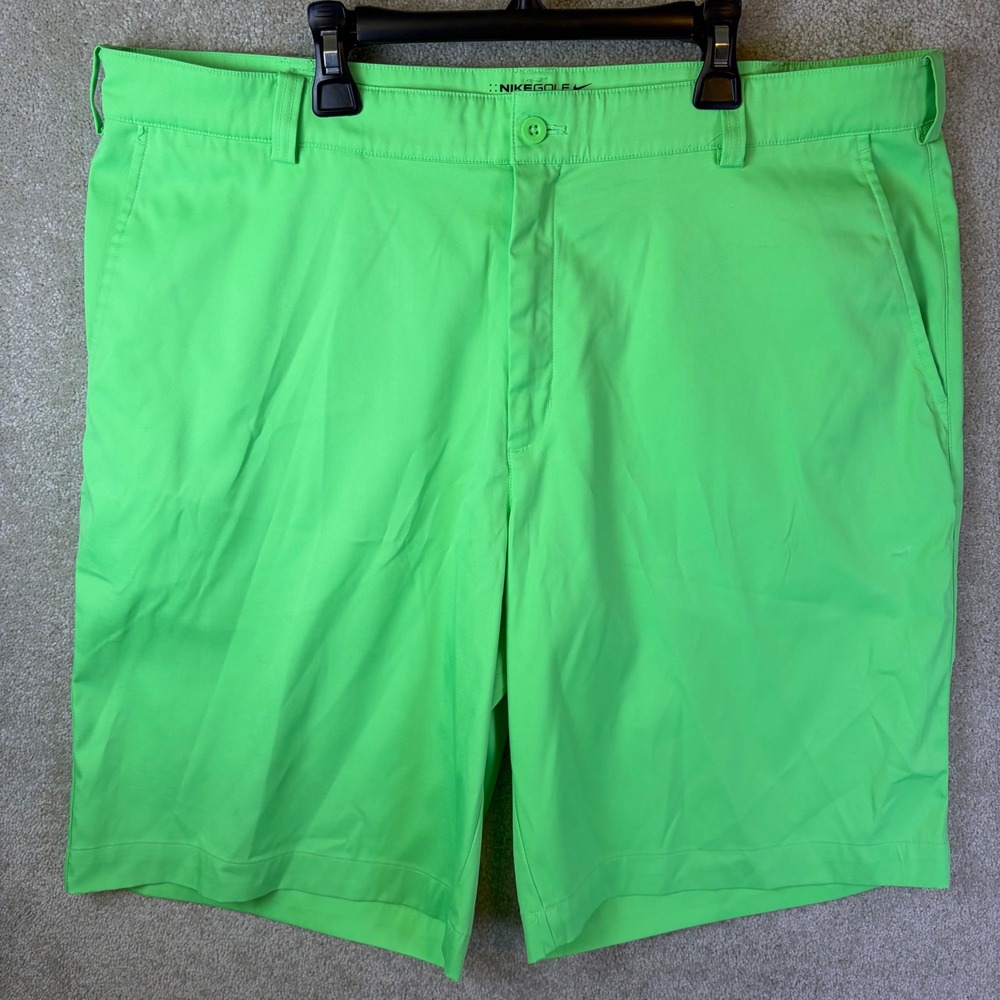 Nike Golf Shorts Mens 38 Neon Green Dri-Fit Tour Performance 509179-331